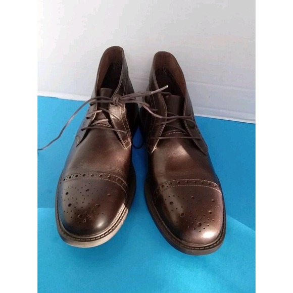 Leather Chukka Boots‎ Wingtip Ankle Dress Casual Shoes main image 7